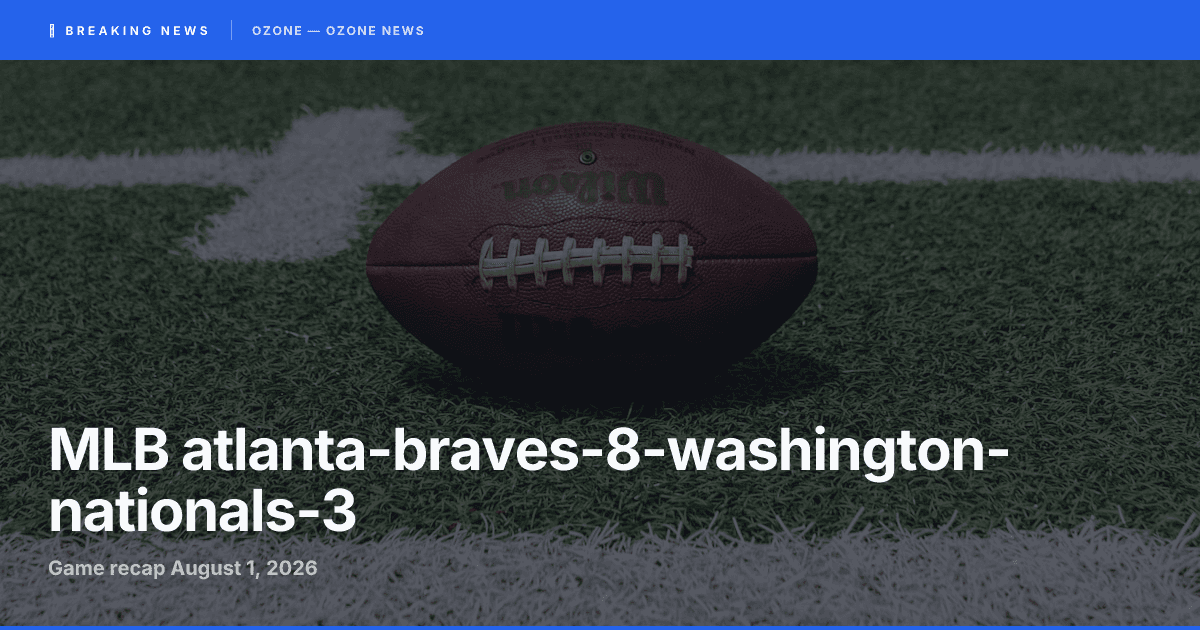Braves 8, Nationals 3 | Martin Perez Dazzles, Smith and Olson Homer