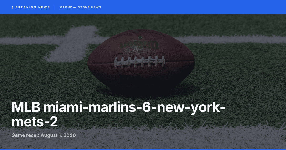 Marlins 6, Mets 2 | Miami Offense Erupts Early in New York