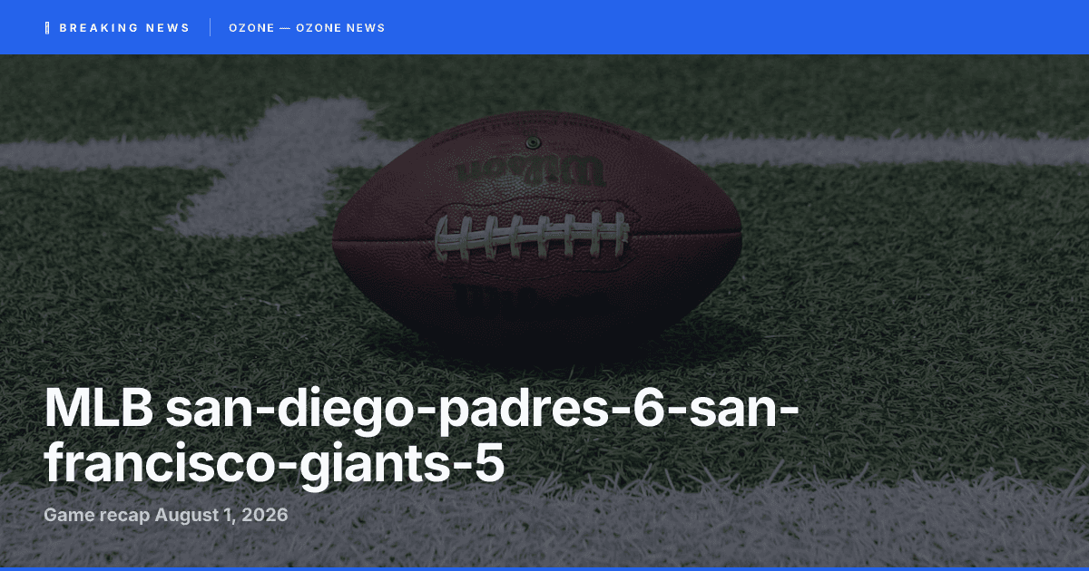 Padres 6, Giants 5 | San Diego Holds On in Wild Petco Park Battle