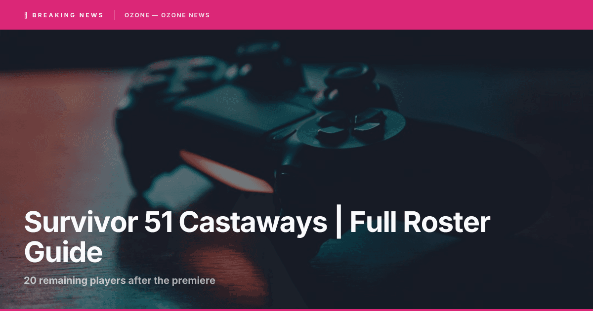 Survivor 51 castaways full roster guide