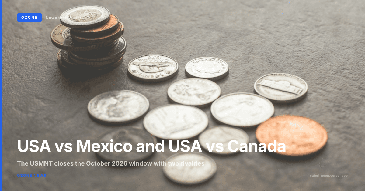 USA vs Mexico and USA vs Canada | October 2026 Friendlies Preview