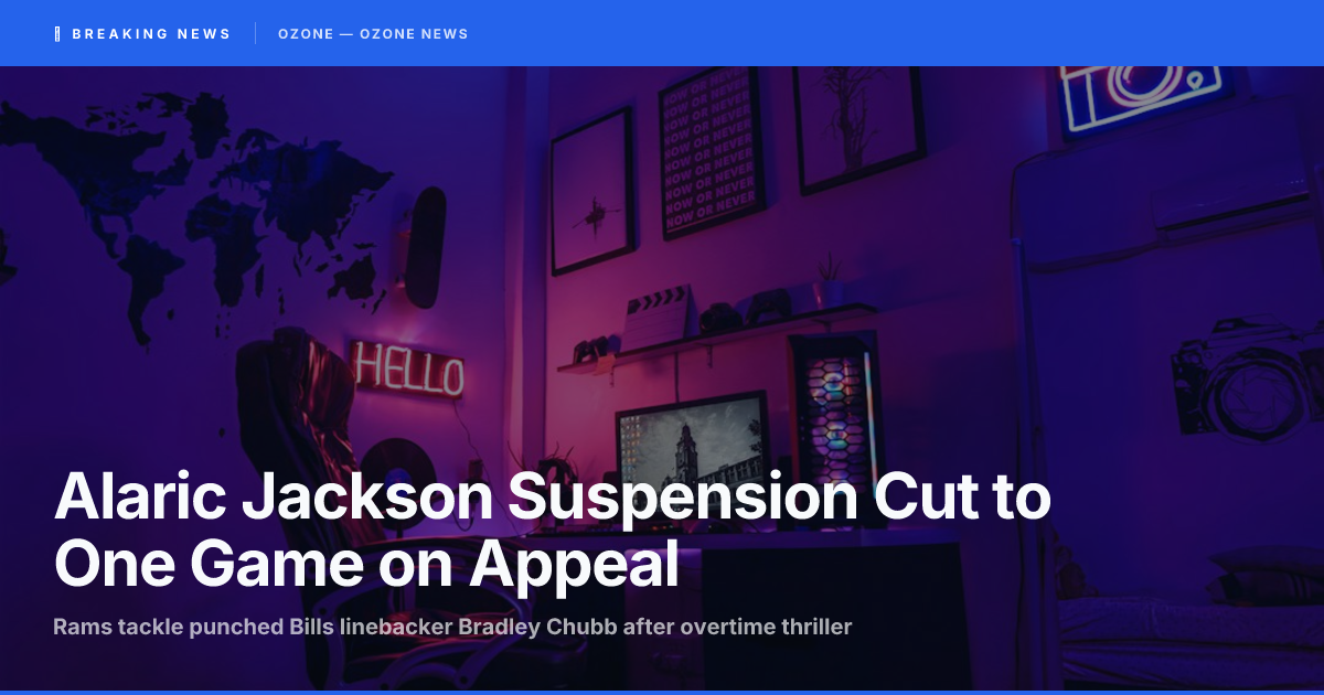 Alaric Jackson suspension appeal Bradley Chubb